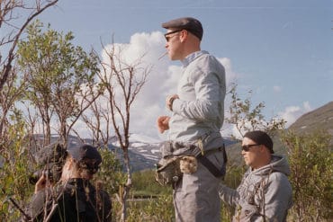 Nylinder, Stubø og Lemke på ekspedisjon. // Foto: Kristian Matsson