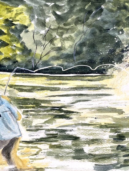 Skrev bok for å senke terskelen Fluefiske for kvinner – Ved elvebredden